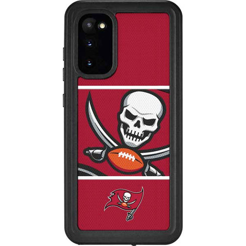 NFL Tampa Bay Buccaneers Zone Block Galaxy S20 Waterproof Case