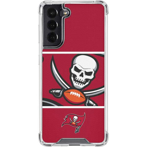 NFL Tampa Bay Buccaneers Zone Block Galaxy S22 Clear Case