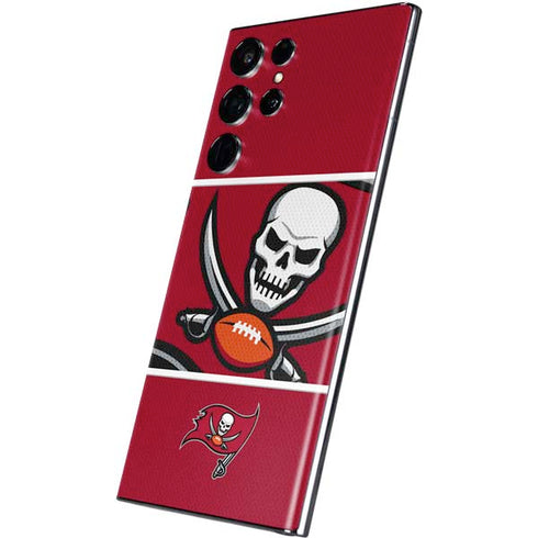 NFL Tampa Bay Buccaneers Zone Block Galaxy S22 Ultra Skin