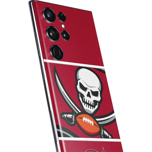 NFL Tampa Bay Buccaneers Zone Block Galaxy S22 Ultra Skin