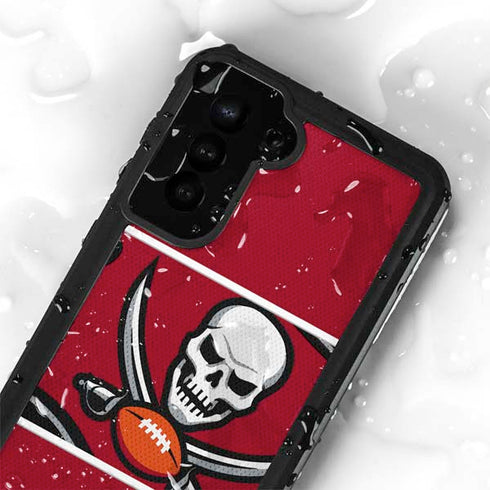 NFL Tampa Bay Buccaneers Zone Block Galaxy S23 Plus Waterproof Case