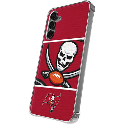 NFL Tampa Bay Buccaneers Zone Block Galaxy S24 Plus Clear Case