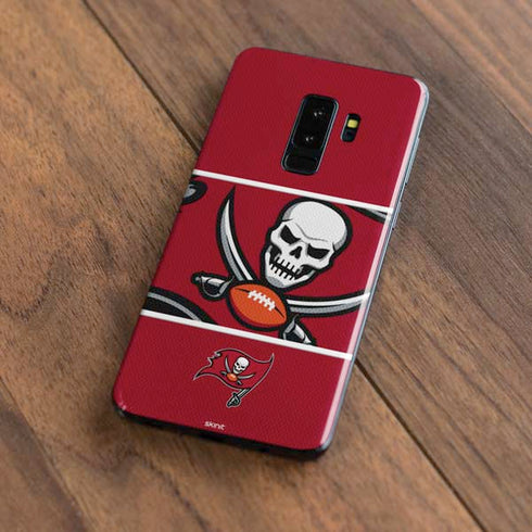 NFL Tampa Bay Buccaneers Zone Block Galaxy S9 Plus Skin