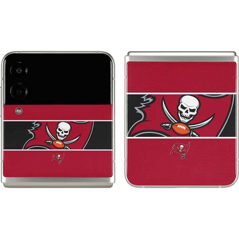 NFL Tampa Bay Buccaneers Zone Block Galaxy Z Flip3 5G Skin