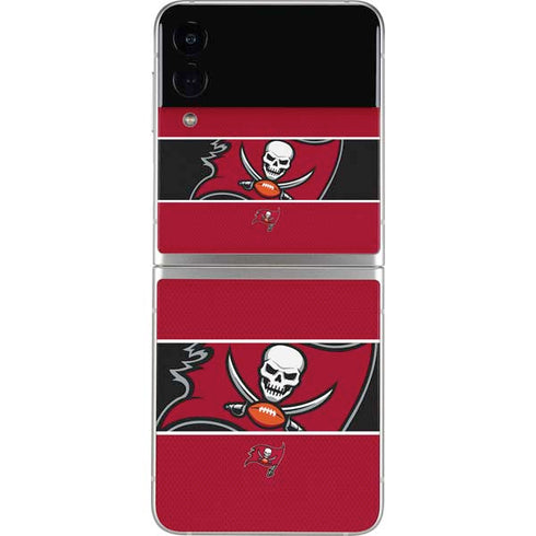 NFL Tampa Bay Buccaneers Zone Block Galaxy Z Flip3 5G Skin