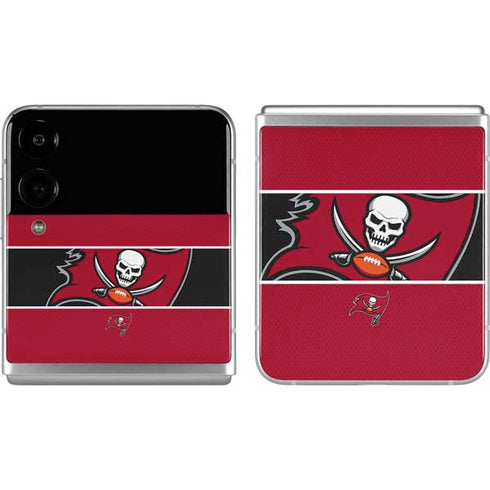 NFL Tampa Bay Buccaneers Zone Block Galaxy Z Flip4 5G Skin