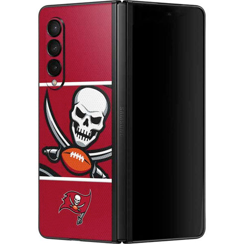 NFL Tampa Bay Buccaneers Zone Block Galaxy Z Fold3 5G Skin
