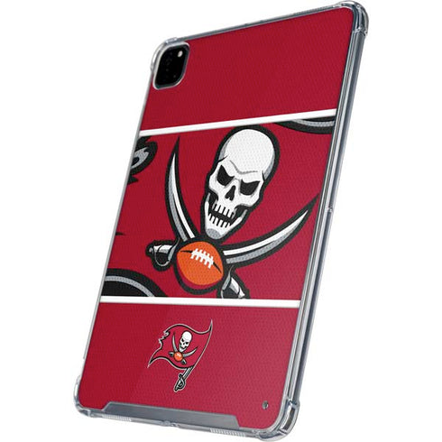 NFL Tampa Bay Buccaneers Zone Block iPad Pro 12.9in (2020) Clear Case