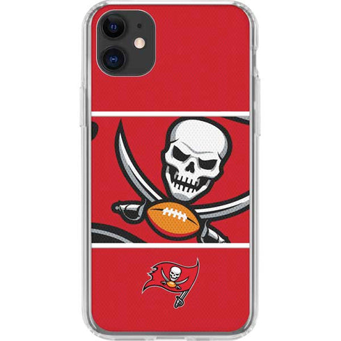 NFL Tampa Bay Buccaneers Zone Block iPhone 11 Clear Case
