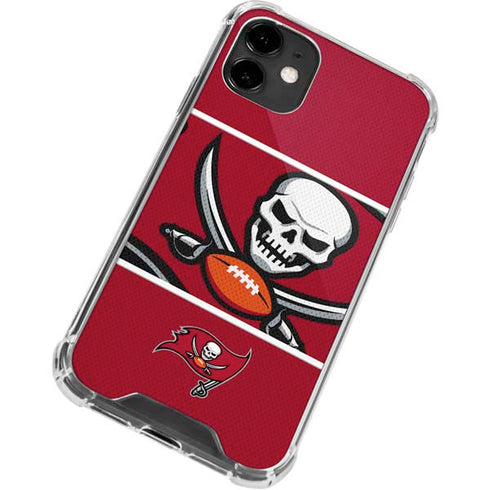 NFL Tampa Bay Buccaneers Zone Block iPhone 12 Mini Clear Case