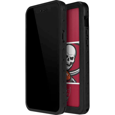 NFL Tampa Bay Buccaneers Zone Block iPhone 12 Mini Waterproof Case