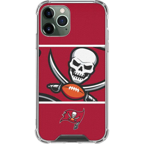 NFL Tampa Bay Buccaneers Zone Block iPhone 12 Pro Clear Case