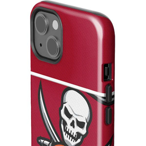 NFL Tampa Bay Buccaneers Zone Block iPhone 15 Impact Case
