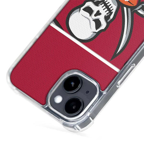 NFL Tampa Bay Buccaneers Zone Block iPhone 15 Plus MagSafe Case
