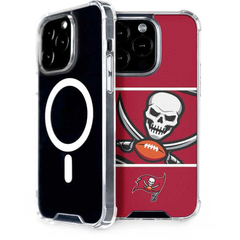 NFL Tampa Bay Buccaneers Zone Block iPhone 15 Pro MagSafe Case