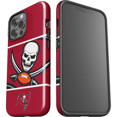 NFL Tampa Bay Buccaneers Zone Block iPhone 15 Pro Max Impact Case