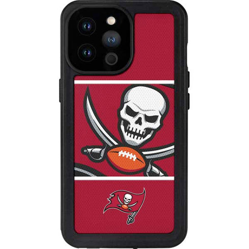 NFL Tampa Bay Buccaneers Zone Block iPhone 14 Pro Max Waterproof Case