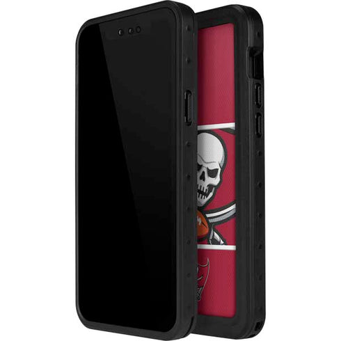 NFL Tampa Bay Buccaneers Zone Block iPhone 14 Pro Waterproof Case