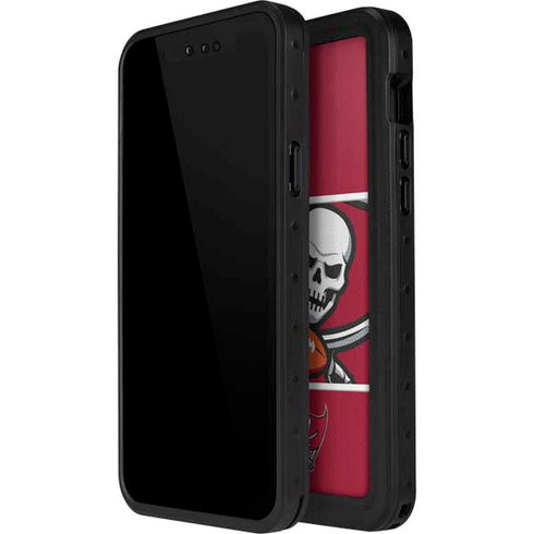 NFL Tampa Bay Buccaneers Zone Block iPhone 15 Plus Waterproof Case