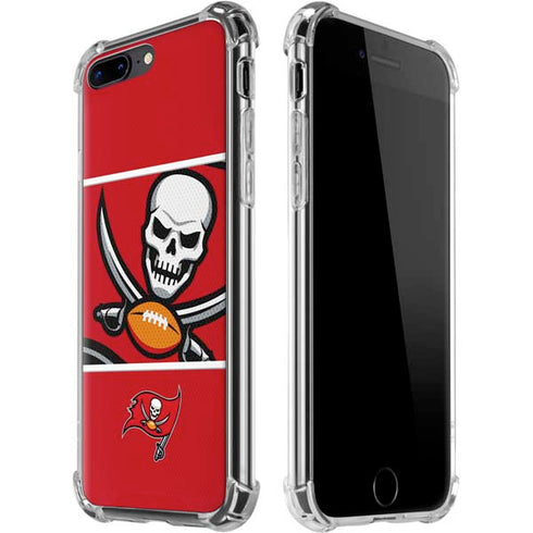 NFL Tampa Bay Buccaneers Zone Block iPhone 7/8 Plus Clear Case