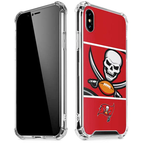 NFL Tampa Bay Buccaneers Zone Block iPhone X/XS Clear Case