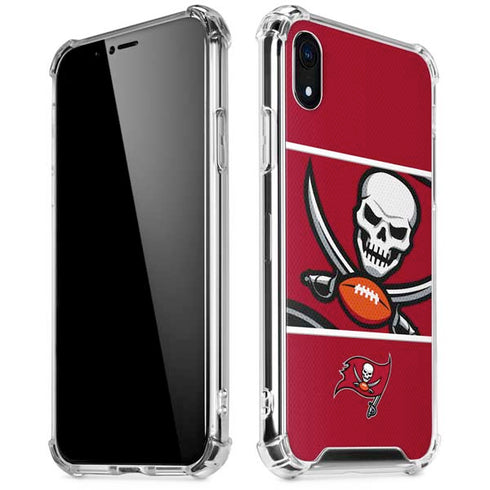 NFL Tampa Bay Buccaneers Zone Block iPhone XR Clear Case