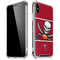 NFL Tampa Bay Buccaneers Zone Block iPhone XS Max Clear Case
