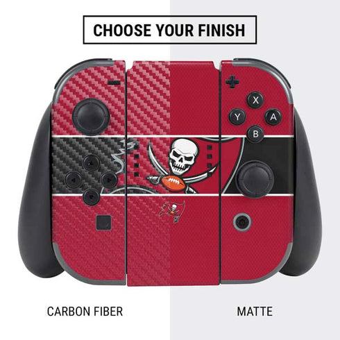 NFL Tampa Bay Buccaneers Zone Block Nintendo Switch Bundle Skin