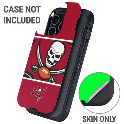 NFL Tampa Bay Buccaneers Zone Block Otterbox Defender iPhone Skin