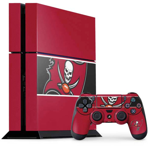 NFL Tampa Bay Buccaneers Zone Block PS4 Console and Controller Bundle Skin