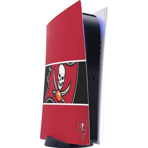 NFL Tampa Bay Buccaneers Zone Block PS5 Digital Edition Console Skin