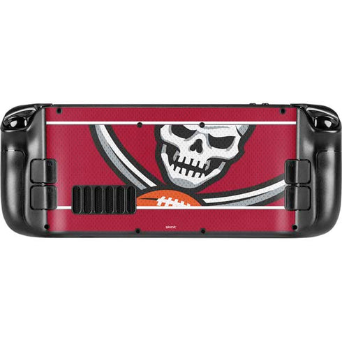NFL Tampa Bay Buccaneers Zone Block Steam Deck Handheld Gaming Computer Skin
