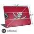 NFL Tampa Bay Buccaneers Zone Block Universal Laptop 14in (11.4 x 8.2in) Skin