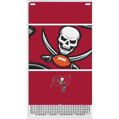NFL Tampa Bay Buccaneers Zone Block Xbox Series S Console Skin