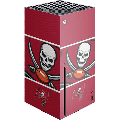 NFL Tampa Bay Buccaneers Zone Block Xbox Series X Console Skin