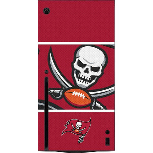 NFL Tampa Bay Buccaneers Zone Block Xbox Series X Console Skin