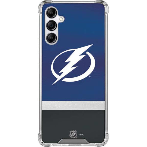 NHL Tampa Bay Lightning Alternate Jersey Galaxy A14 5G Clear Case