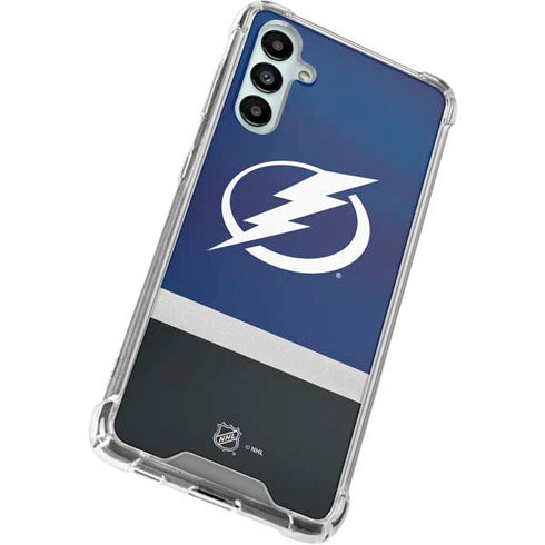 NHL Tampa Bay Lightning Alternate Jersey Galaxy A14 5G Clear Case