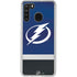 NHL Tampa Bay Lightning Alternate Jersey Galaxy A21 Clear Case