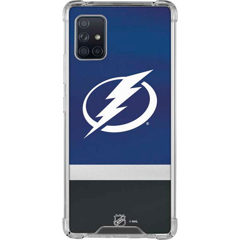 NHL Tampa Bay Lightning Alternate Jersey Galaxy A51 5G Clear Case