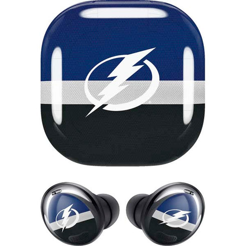 NHL Tampa Bay Lightning Alternate Jersey Galaxy Buds Pro Skin