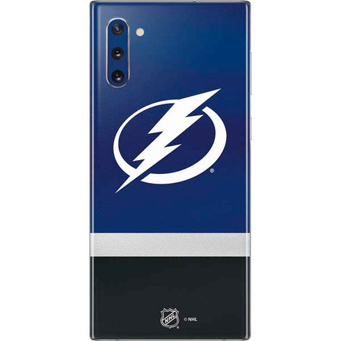 NHL Tampa Bay Lightning Alternate Jersey Galaxy Note 10 Skin