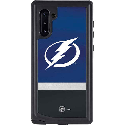 NHL Tampa Bay Lightning Alternate Jersey Galaxy Note 10 Waterproof Case