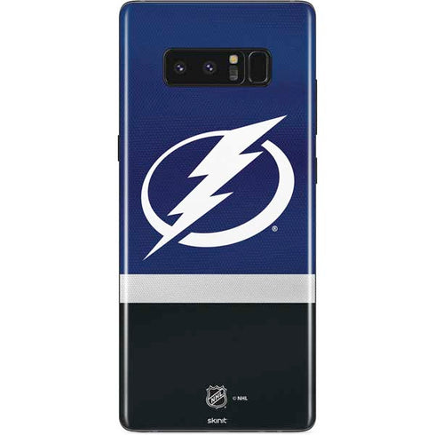 NHL Tampa Bay Lightning Alternate Jersey Galaxy Note 8 Skin