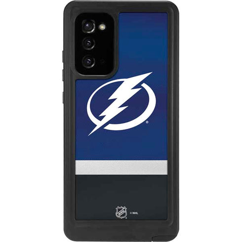 NHL Tampa Bay Lightning Alternate Jersey Galaxy Note20 5G Waterproof Case