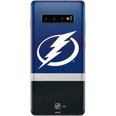 NHL Tampa Bay Lightning Alternate Jersey Galaxy S10 Plus Skin