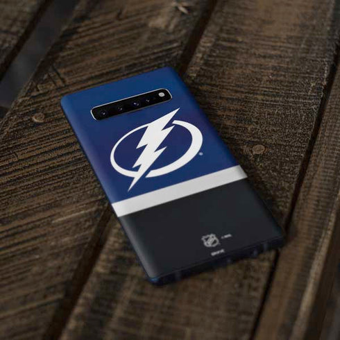 NHL Tampa Bay Lightning Alternate Jersey Galaxy S10 Plus Skin