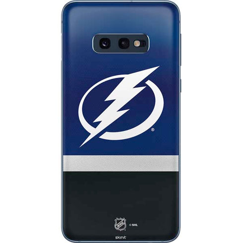 NHL Tampa Bay Lightning Alternate Jersey Galaxy S10e Skin