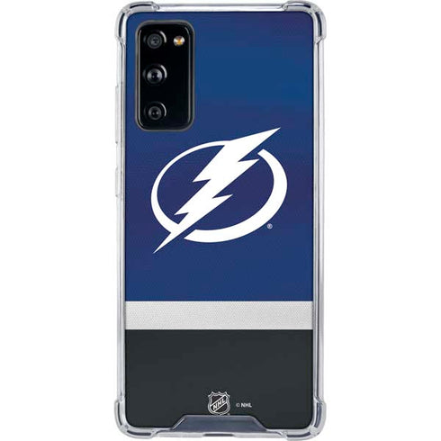 NHL Tampa Bay Lightning Alternate Jersey Galaxy S20 FE Clear Case