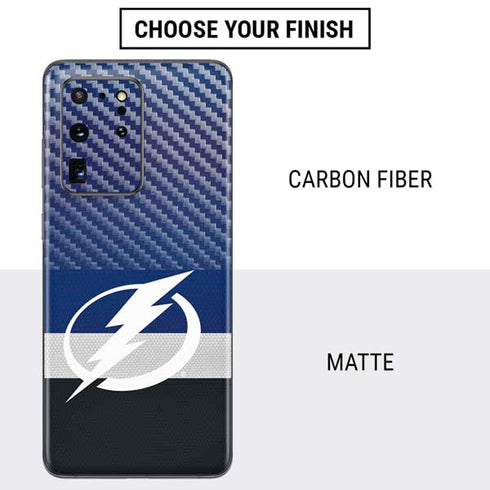 NHL Tampa Bay Lightning Alternate Jersey Galaxy S20 Ultra 5G Skin